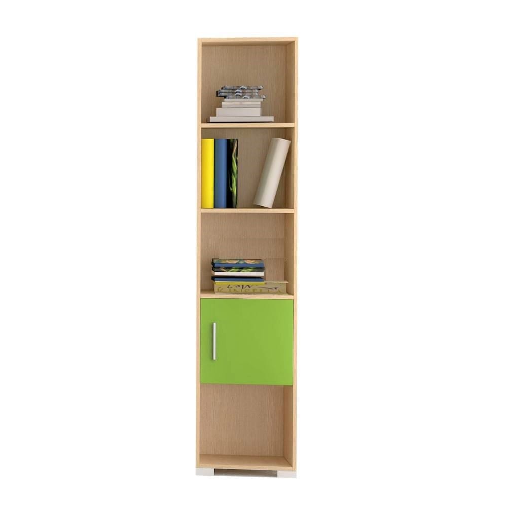 Omarket Βιβλιοθήκη Valora Elegance - 146x180 Δρυς|Λαχανί Omarket-E5453396