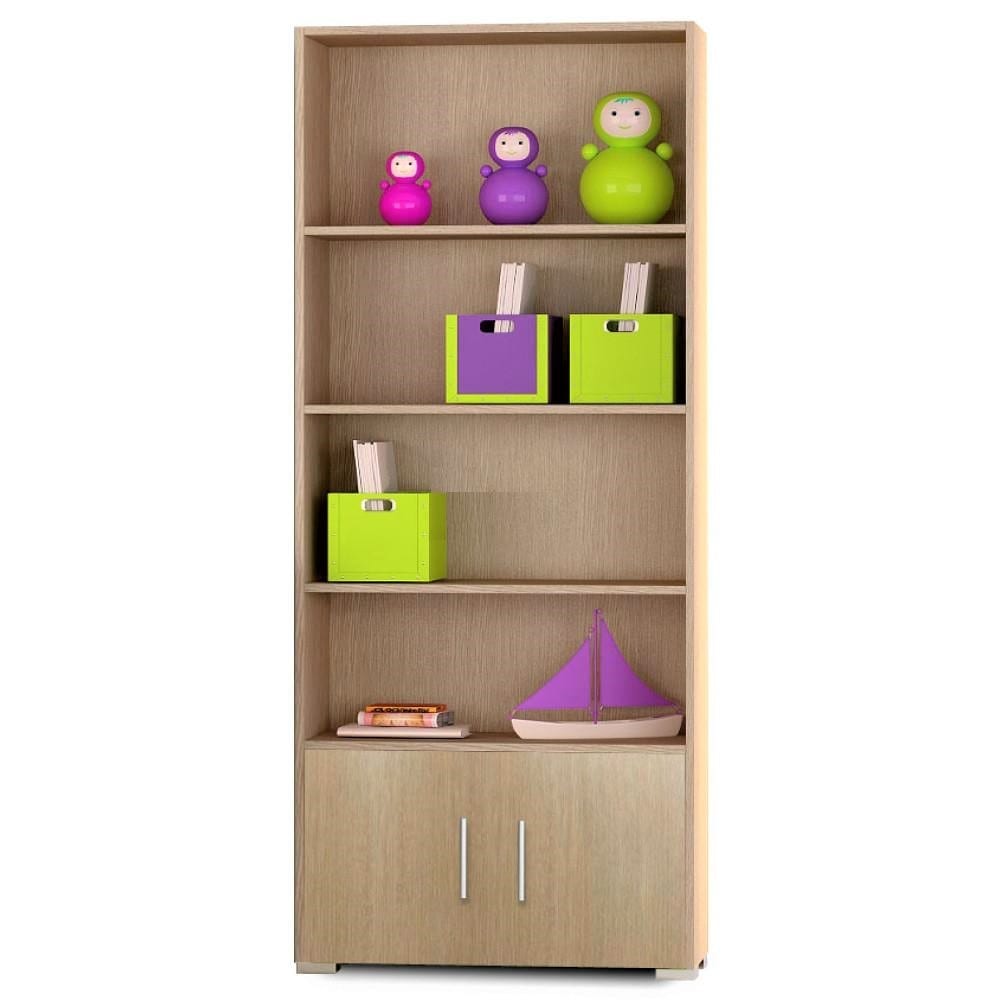 Omarket Βιβλιοθήκη Nerina Elegance - 122x180 Δρυς Omarket-E5453694