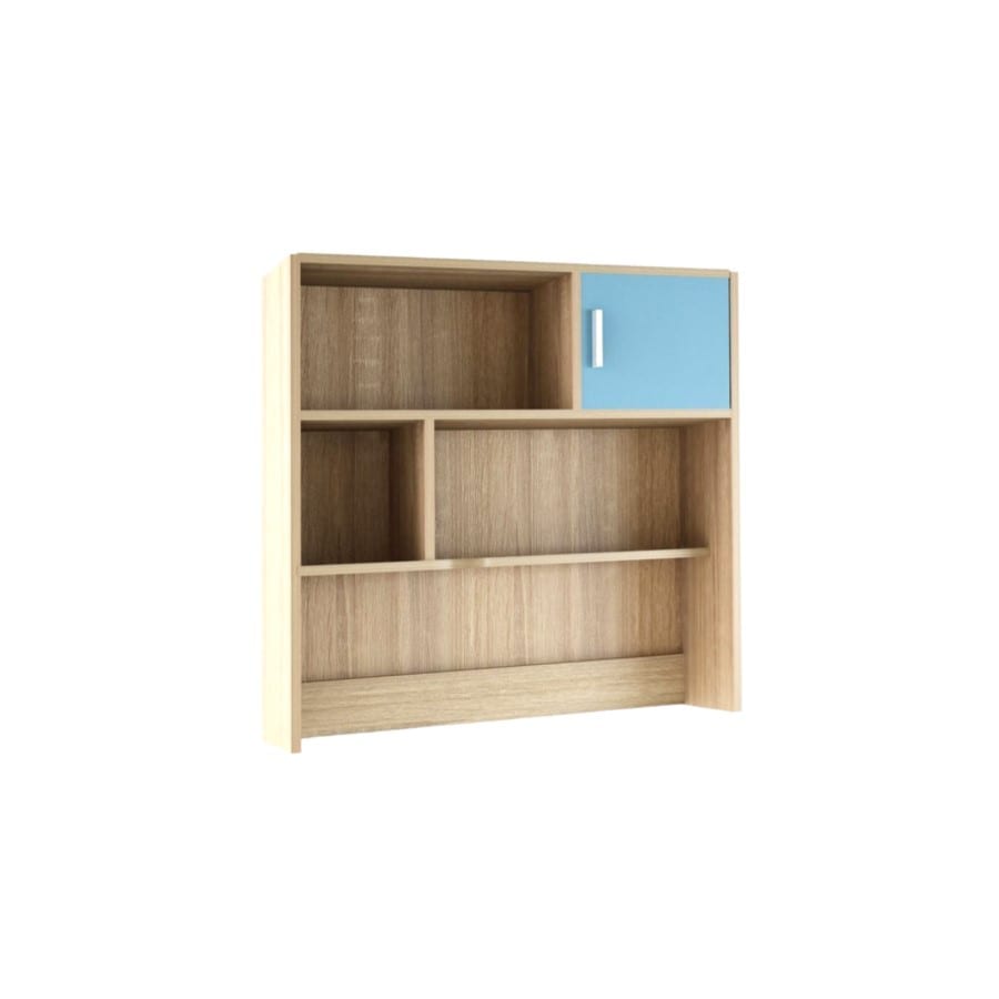 Omarket Γραφείο Elvoria Select - 232x100x30 Δρυς|Σιέλ Omarket-E5455919