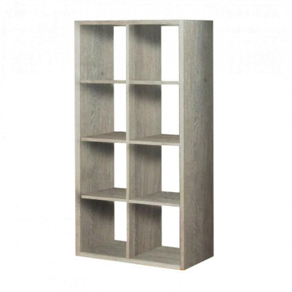 Omarket Βιβλιοθήκη Elvoria Plus - 122x145x35 Σταχτί Omarket-E5457724