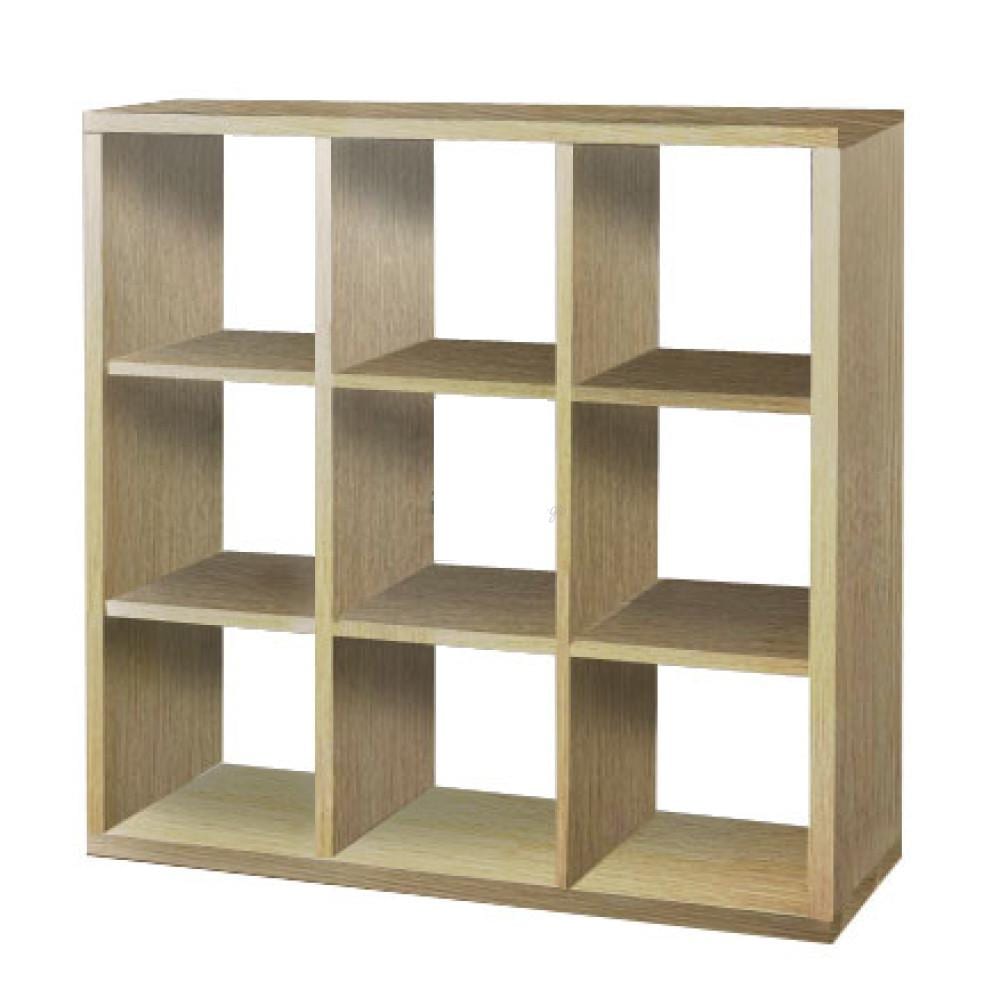 Omarket Βιβλιοθήκη Liora Plus - 122x110x35 Δρυς Omarket-E5457848