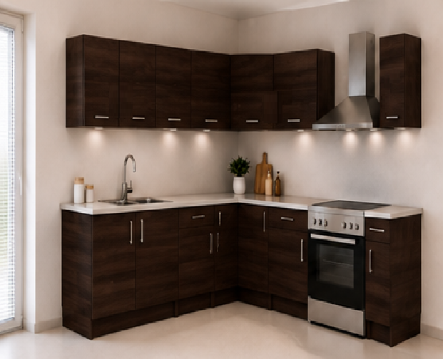 Intrahome Γωνιακή Κουζίνα 1 333x192 Πλάτος 525 κουτία 82cm / 61cm / Γωνία 90x90 / 84cm / 60cm Κρεμαστά – Βάσεις μαζί με πάγκο μελαμίνης 3,2cm Intrahome-wenge231282366838