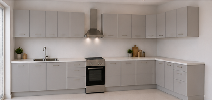 Intrahome Γωνιακή Κουζίνα 6 156x183 Πλάτος 339 κουτία 50cm / 48cm / 84cm / 49cm / Γωνία 90x90 / 78cm / 100cm / 37cm / 97cm Κρεμαστά – Βάσεις μαζί με πάγκο μελαμίνης 3,2cm  Intrahome-gkri231282367345