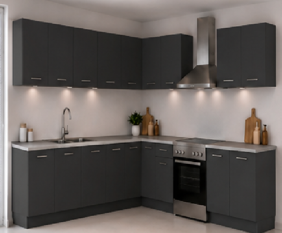 Intrahome Γωνιακή Κουζίνα 81 361x340 Πλάτος 701 κουτία 103cm / 80cm / 49cm / 54cm / Γωνία 90x90 / 79cm / 76cm / 96cm / 63cm / 100cm Κρεμαστά – Βάσεις μαζί με πάγκο μελαμίνης 3,2cm  Intrahome-anthraki231282374845