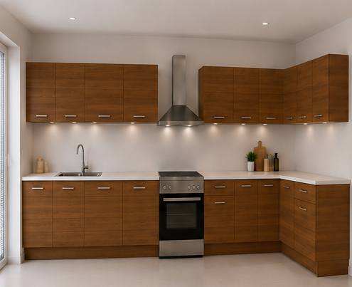 Intrahome Γωνιακή Κουζίνα 67 382x172 Πλάτος 554 κουτία 96cm / 102cm / 96cm / 64cm / 59cm / Γωνία 90x90 / 48cm / 103cm / 102cm / 100cm Κρεμαστά – Βάσεις μαζί με πάγκο μελαμίνης 3,2cm  Intrahome-karidi1282373445