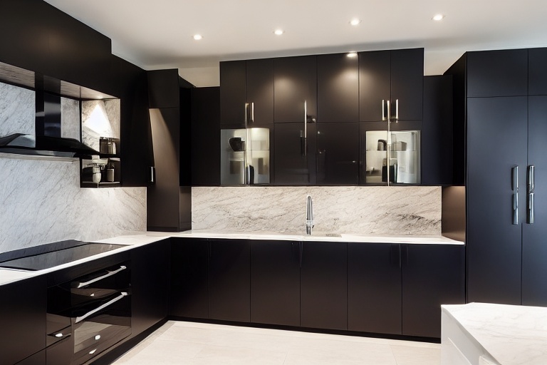 Intrahome Verona Living 1 χρώμα Εφέ Δέρμα Σκούρο έπιπλα κουζίνας 10 Μέτρα συνολικα τρέχον μέτρα Intrahome-65653446