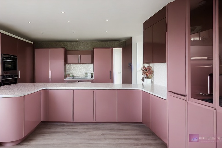 Intrahome Verona Classic 1 χρώμα Λακέ Σκονισμένο Ροζ έπιπλα κουζίνας 10 Μέτρα συνολικα τρέχον μέτρα Intrahome-65653445