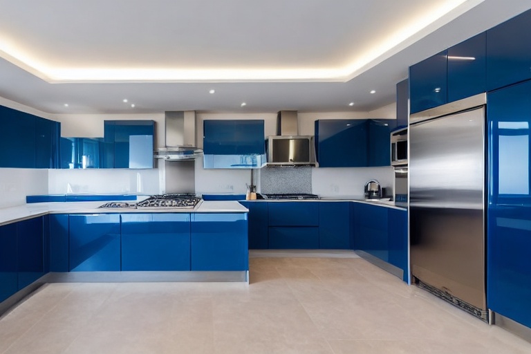 Intrahome Verona Signature 1 χρώμα Λακέ Πετρόλ έπιπλα κουζίνας 10 Μέτρα συνολικα τρέχον μέτρα Intrahome-65653442