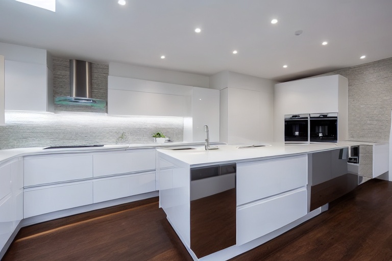 Intrahome Milano Plus 1 χρώμα Λακέ Λευκό Γυαλιστερό έπιπλα κουζίνας 10 Μέτρα συνολικα τρέχον μέτρα Intrahome-65653431