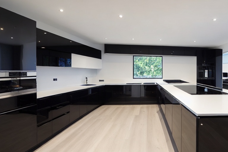 Intrahome Milano Signature 1 χρώμα Νησί Μαύρο & Λευκό Περίμετρος έπιπλα κουζίνας 10 Μέτρα συνολικα τρέχον μέτρα Intrahome-65653422