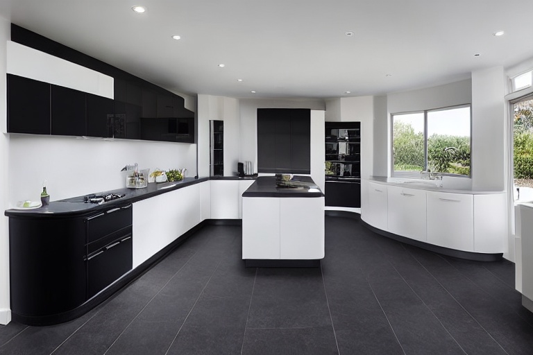 Intrahome Milano Studio 1 χρώμα Λακέ Μαύρο Ματ έπιπλα κουζίνας 10 Μέτρα συνολικα τρέχον μέτρα Intrahome-65653420