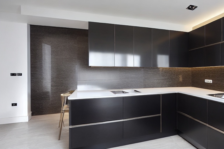 Intrahome Torino Elegance 1 χρώμα Εφέ Δέρμα Σκούρο έπιπλα κουζίνας 10 Μέτρα συνολικα τρέχον μέτρα Intrahome-65653399