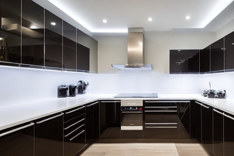 Intrahome Torino Art 1 χρώμα Λακέ Λευκό Γυαλιστερό έπιπλα κουζίνας 10 Μέτρα συνολικα τρέχον μέτρα Intrahome-65653397