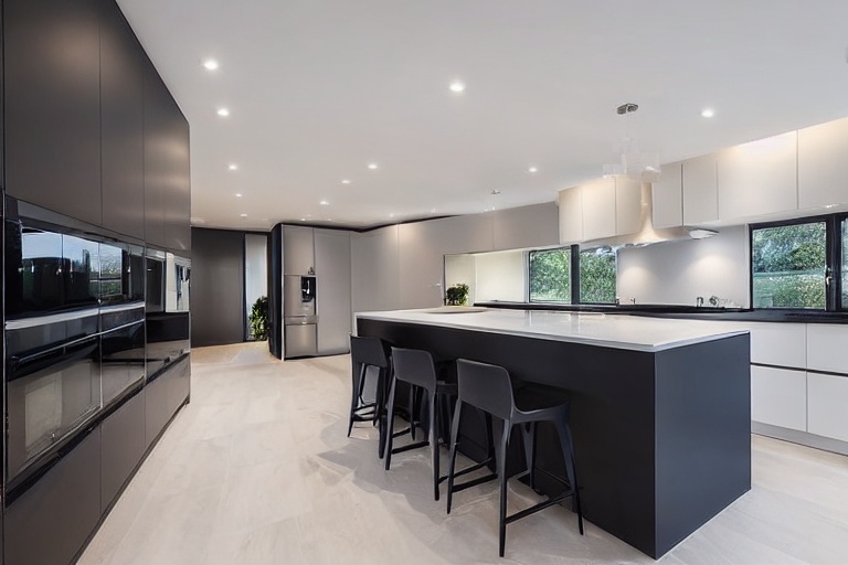 Intrahome Siena Elegance 1 χρώμα Λακέ Ανθρακί έπιπλα κουζίνας 10 Μέτρα συνολικα τρέχον μέτρα Intrahome-65653379