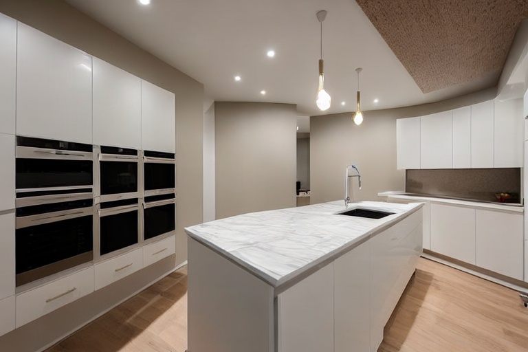 Intrahome Siena Lux 1 χρώμα Λακέ Μπεζ Ανοιχτό έπιπλα κουζίνας 10 Μέτρα συνολικα τρέχον μέτρα Intrahome-65653373