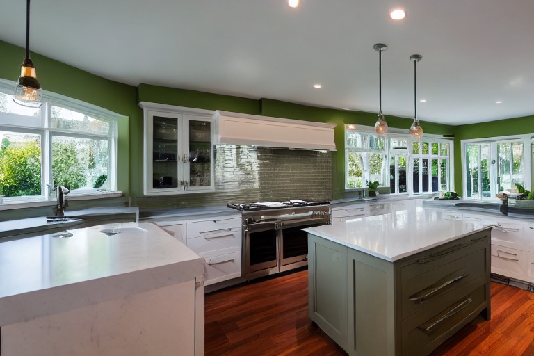 Intrahome Parma Concept 1 χρώμα Λακέ Πράσινο Δάσους έπιπλα κουζίνας 10 Μέτρα συνολικα τρέχον μέτρα Intrahome-65653341