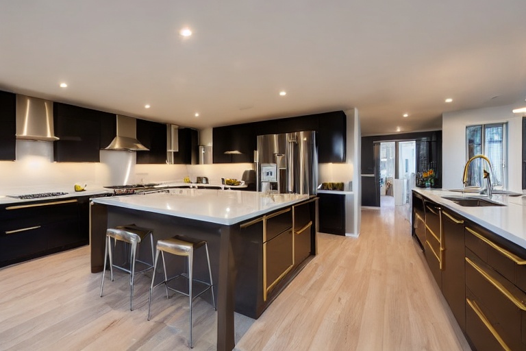 Intrahome Parma Art 1 χρώμα Βουρτσιστό Χρυσό έπιπλα κουζίνας 10 Μέτρα συνολικα τρέχον μέτρα Intrahome-65653337