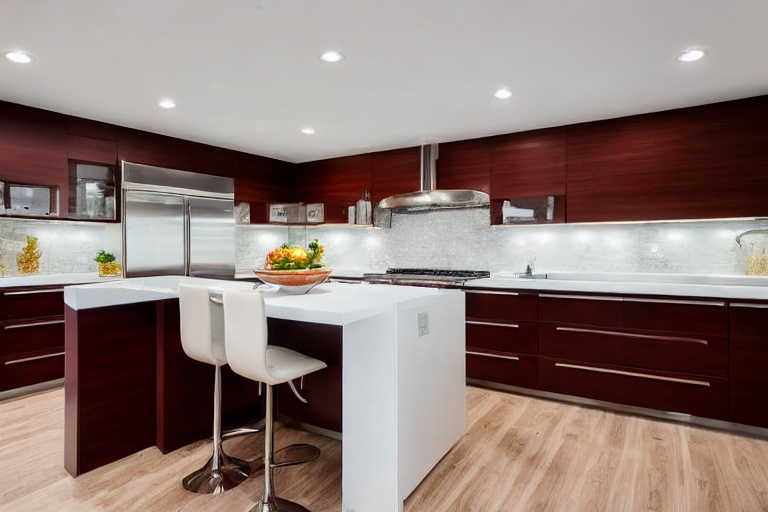 Intrahome Napoli Signature 1 χρώμα Καπλαμάς Μαόνι έπιπλα κουζίνας 10 Μέτρα συνολικα τρέχον μέτρα Intrahome-65653322