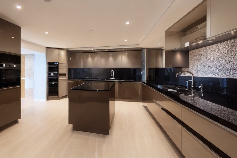 Intrahome Aurora Living 1 χρώμα Λακέ Άμμος έπιπλα κουζίνας 10 Μέτρα συνολικα τρέχον μέτρα Intrahome-65653286