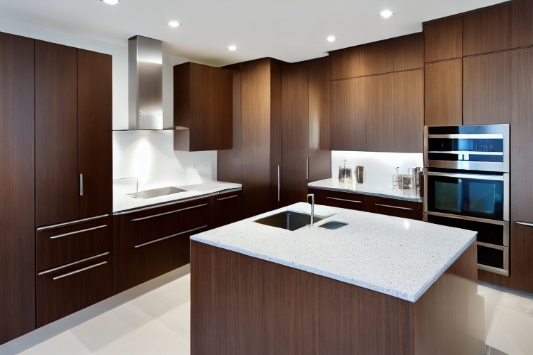 Intrahome Aurora Modern 1 χρώμα Καπλαμάς Wenge έπιπλα κουζίνας 10 Μέτρα συνολικα τρέχον μέτρα Intrahome-65653284