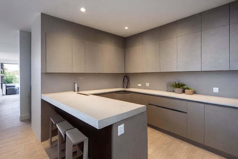 Intrahome Luna Concept 1 χρώμα Λακέ Άμμος έπιπλα κουζίνας 10 Μέτρα συνολικα τρέχον μέτρα Intrahome-65653261