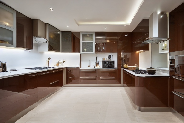 Intrahome Luna Smart 1 χρώμα Λακέ Άμμος έπιπλα κουζίνας 10 Μέτρα συνολικα τρέχον μέτρα Intrahome-65653256