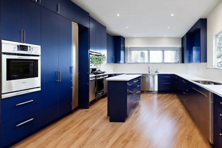 Intrahome Aria Concept 1 χρώμα Νησί Μπλε & Λευκό Περίμετρος έπιπλα κουζίνας 10 Μέτρα συνολικα τρέχον μέτρα Intrahome-65653221