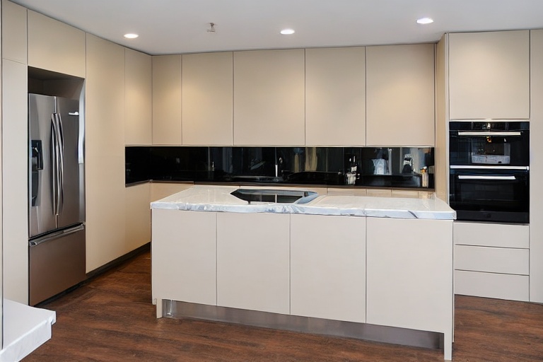 Intrahome Elite Design 1 χρώμα Λακέ Μπεζ Ανοιχτό έπιπλα κουζίνας 10 Μέτρα συνολικα τρέχον μέτρα Intrahome-65653208