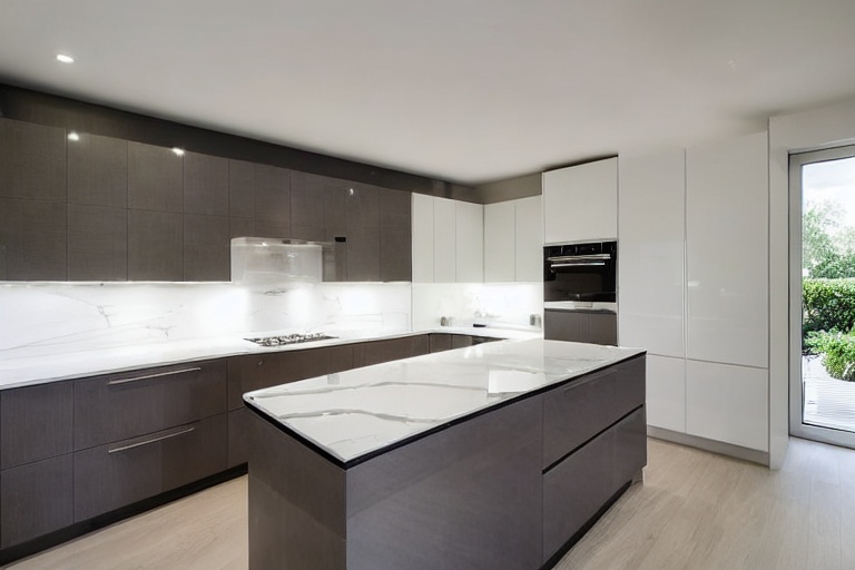 Intrahome Elite Living 1 χρώμα Εφέ Λευκού Μαρμάρου έπιπλα κουζίνας 10 Μέτρα συνολικα τρέχον μέτρα Intrahome-65653206