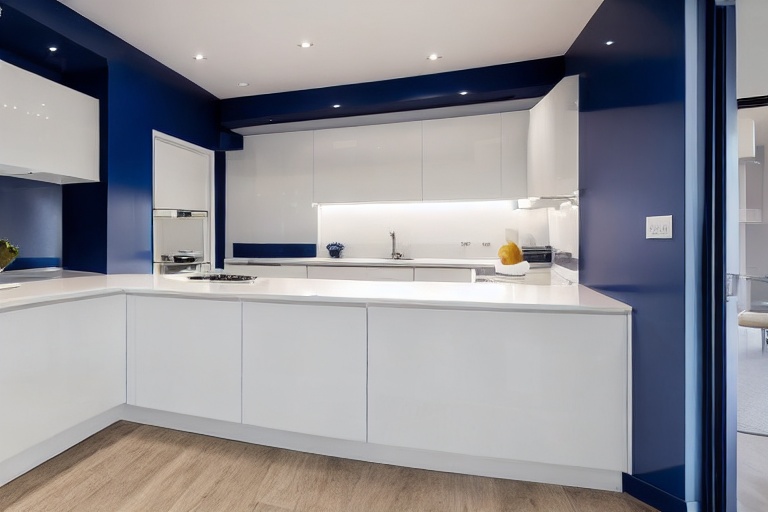 Intrahome Harmony Home 1 χρώμα Νησί Μπλε & Λευκό Περίμετρος έπιπλα κουζίνας 10 Μέτρα συνολικα τρέχον μέτρα Intrahome-65653187