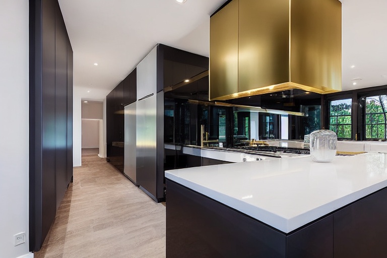Intrahome Urban Home 1 χρώμα Βουρτσιστός Ορείχαλκος έπιπλα κουζίνας 10 Μέτρα συνολικα τρέχον μέτρα Intrahome-65653167