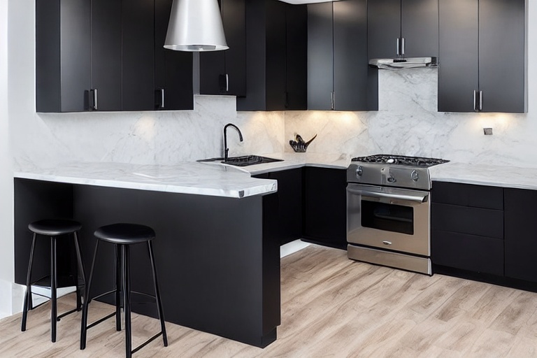 Intrahome Loft Concept 1 χρώμα Μαύρο Μεταλλικό Ματ έπιπλα κουζίνας 10 Μέτρα συνολικα τρέχον μέτρα Intrahome-65653141