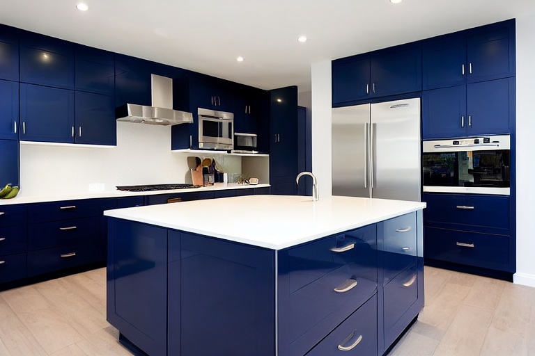 Intrahome Bianca Design 1 χρώμα Νησί Μπλε & Λευκό Περίμετρος έπιπλα κουζίνας 10 Μέτρα συνολικα τρέχον μέτρα Intrahome-65653068