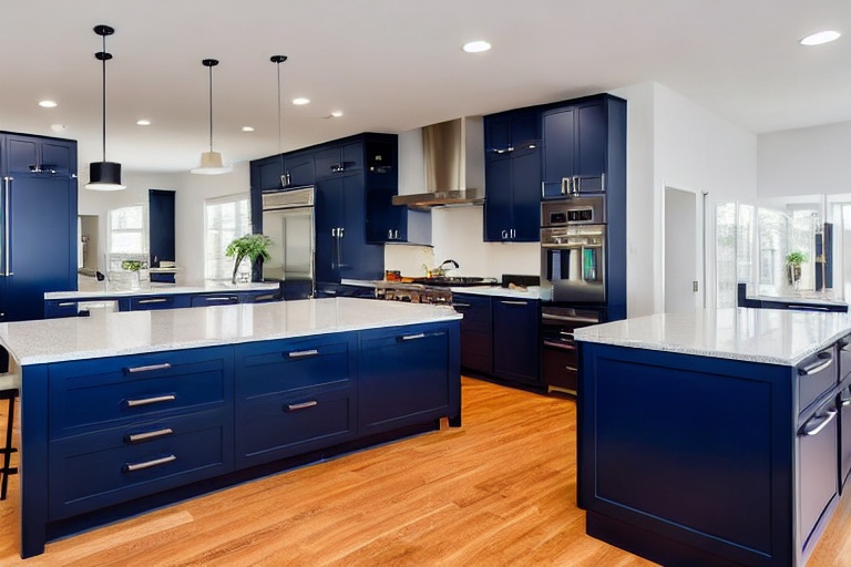 Intrahome Venezia Home 1 χρώμα Λακέ Ναυτικό Μπλε έπιπλα κουζίνας 10 Μέτρα συνολικα τρέχον μέτρα Intrahome-65653047