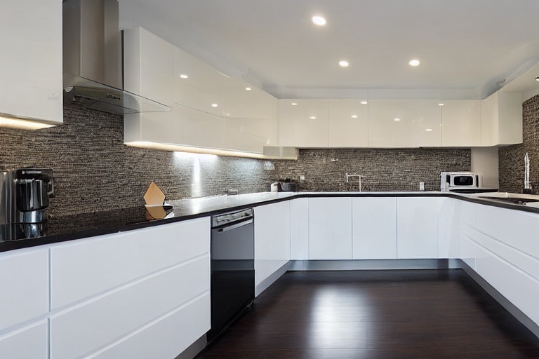 Intrahome Venezia Living 1 χρώμα Λακέ Λευκό Γυαλιστερό έπιπλα κουζίνας 10 Μέτρα συνολικα τρέχον μέτρα Intrahome-65653046