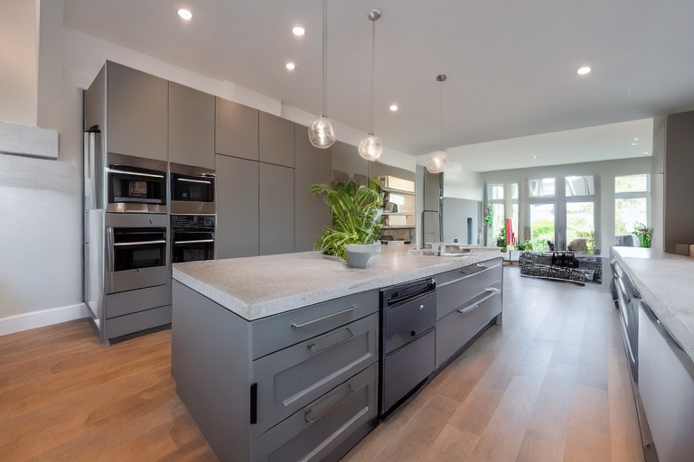 Intrahome Riviera Plus 1 χρώμα Εφέ Τσιμέντου έπιπλα κουζίνας 10 Μέτρα συνολικα τρέχον μέτρα Intrahome-65653031