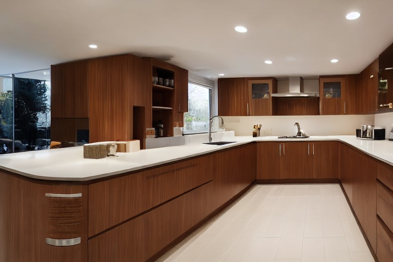 Intrahome Riviera Lux 1 χρώμα Κρεμ Πάνω & Ξύλο Κάτω έπιπλα κουζίνας 10 Μέτρα συνολικα τρέχον μέτρα Intrahome-65653013