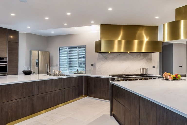 Intrahome Toscana Smart 1 χρώμα Βουρτσιστός Ορείχαλκος έπιπλα κουζίνας 10 Μέτρα συνολικα τρέχον μέτρα Intrahome-65652996
