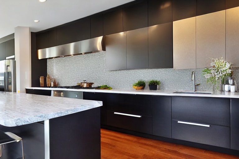Intrahome Valencia Living 1 χρώμα Χρυσό & Σκούρο Γκρι έπιπλα κουζίνας 10 Μέτρα συνολικα τρέχον μέτρα Intrahome-65652986