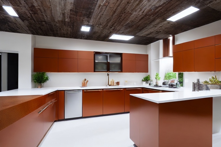 Intrahome Valencia Elegance 1 χρώμα Βουρτσιστό Χάλκινο έπιπλα κουζίνας 10 Μέτρα συνολικα τρέχον μέτρα Intrahome-65652979