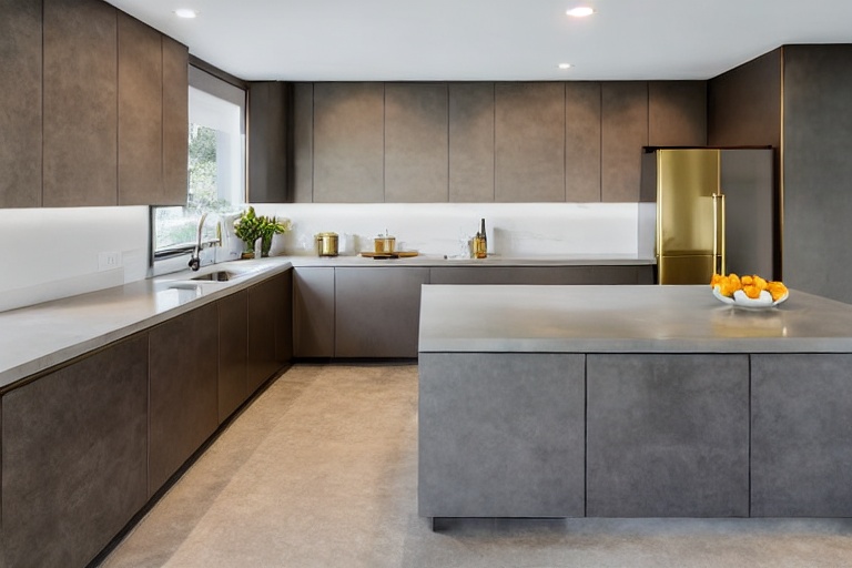 Intrahome Valencia Smart 1 χρώμα Βουρτσιστός Ορείχαλκος έπιπλα κουζίνας 10 Μέτρα συνολικα τρέχον μέτρα Intrahome-65652976