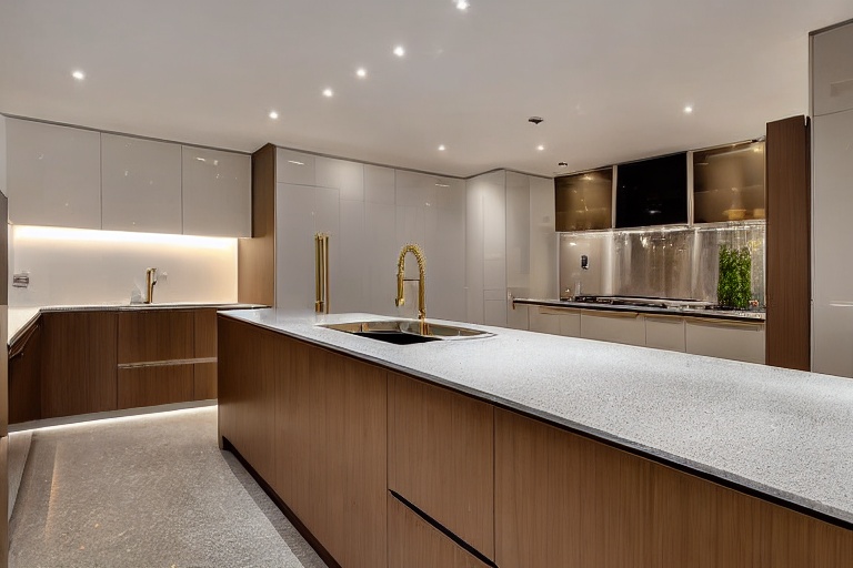Intrahome Valencia Lux 1 χρώμα Γυαλιστερό Χρυσό έπιπλα κουζίνας 10 Μέτρα συνολικα τρέχον μέτρα Intrahome-65652973