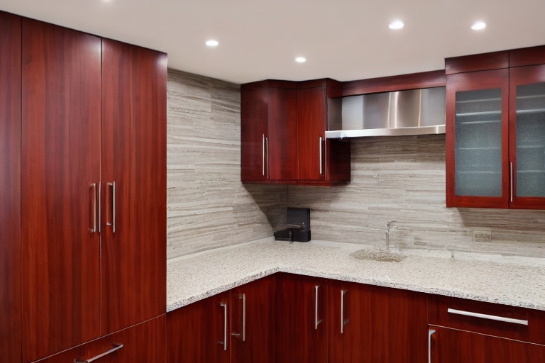 Intrahome Monaco Max 1 χρώμα Καπλαμάς Μαόνι έπιπλα κουζίνας 10 Μέτρα συνολικα τρέχον μέτρα Intrahome-65652970