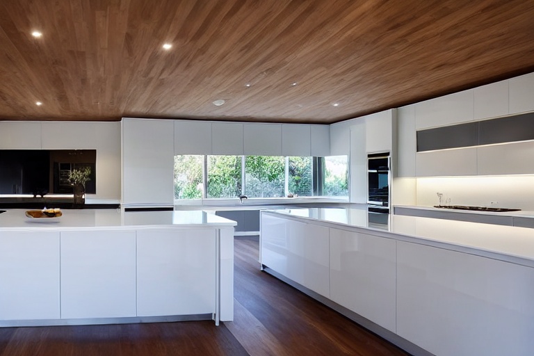 Intrahome Monaco Living 1 χρώμα Λακέ Λευκό Γυαλιστερό έπιπλα κουζίνας 10 Μέτρα συνολικα τρέχον μέτρα Intrahome-65652966