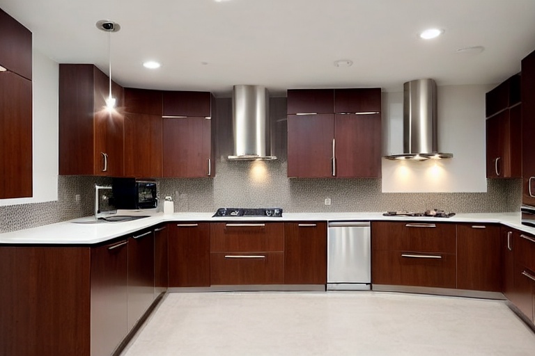 Intrahome Monaco Classic 1 χρώμα Λευκό Λακέ Πάνω & Καρυδιά Κάτω έπιπλα κουζίνας 10 Μέτρα συνολικα τρέχον μέτρα Intrahome-65652965