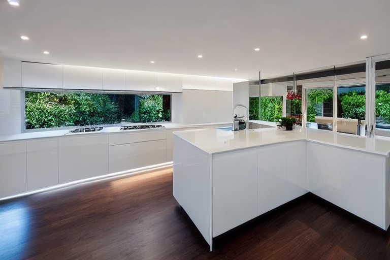 Intrahome Monaco Concept 1 χρώμα Λακέ Λευκό Γυαλιστερό έπιπλα κουζίνας 10 Μέτρα συνολικα τρέχον μέτρα Intrahome-65652961