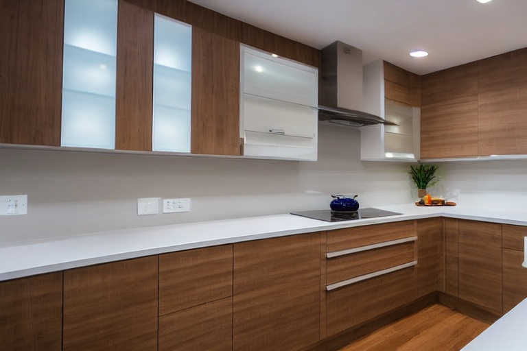 Intrahome Helios Design 1 χρώμα Λευκό Λακέ Πάνω & Δρυς Κάτω έπιπλα κουζίνας 10 Μέτρα συνολικα τρέχον μέτρα Intrahome-65652948