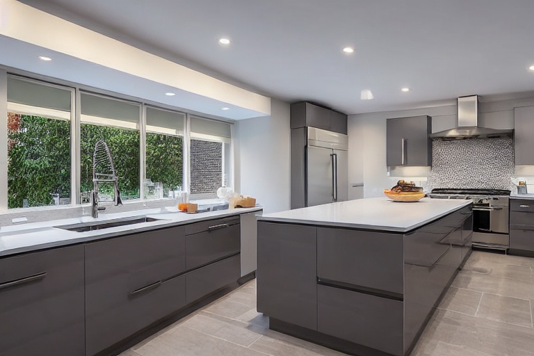 Intrahome Olympia One 1 χρώμα Εφέ Πέτρας Γκρι έπιπλα κουζίνας 10 Μέτρα συνολικα τρέχον μέτρα Intrahome-65652895