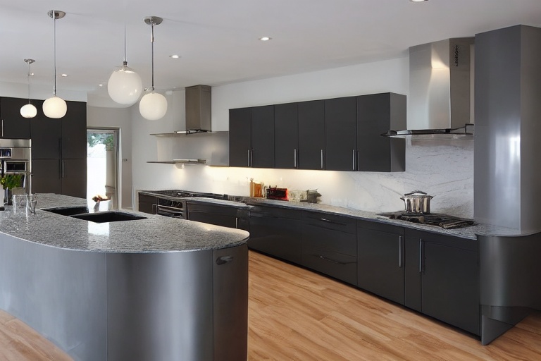 Intrahome Iris Lux 1 χρώμα Γκρι Μεταλλικό έπιπλα κουζίνας 10 Μέτρα συνολικα τρέχον μέτρα Intrahome-65652873