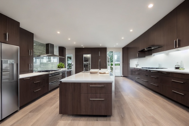 Intrahome Estia Concept 1 χρώμα Νησί Καρυδιά & Γκρι Περίμετρος έπιπλα κουζίνας 10 Μέτρα συνολικα τρέχον μέτρα Intrahome-65652861